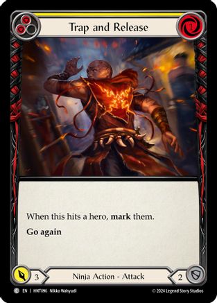 Trap and Release (Yellow) (HNT096) Rainbow Foil - The Hunted