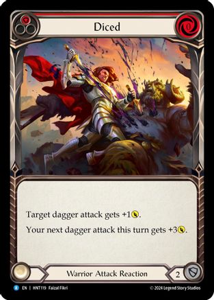 Diced (Red) (HNT119) Rainbow Foil - The Hunted