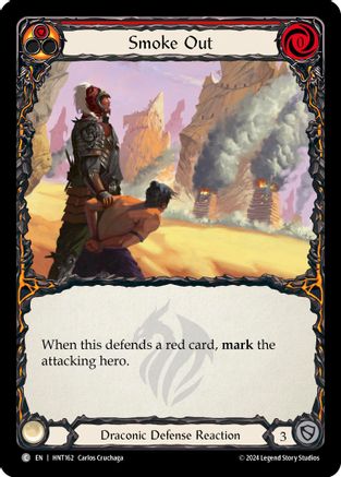 Smoke Out (Red) (HNT162) Rainbow Foil - The Hunted