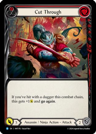 Cut Through (Red) (HNT176) - The Hunted Rainbow Foil