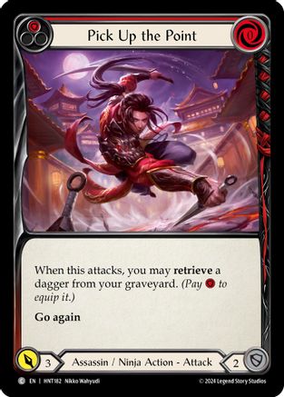 Pick Up the Point (Red) (HNT182) - The Hunted Rainbow Foil | Silver Goblin