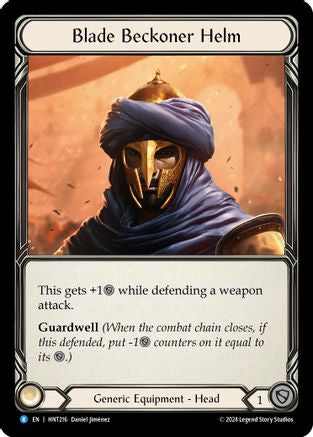 Blade Beckoner Helm (HNT216) Cold Foil - The Hunted