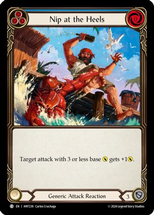 Nip at the Heels (Blue) (HNT239) Rainbow Foil - The Hunted
