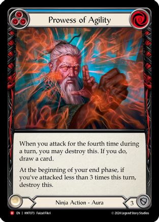 Prowess of Agility (HNT073) Rainbow Foil - The Hunted