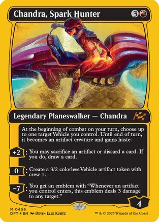 Chandra, Spark Hunter (First-Place Foil) Foil (456) - Aetherdrift | Silver Goblin