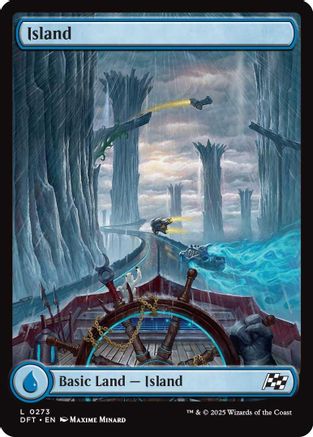 Island (0273) Foil (273) - Aetherdrift | Silver Goblin