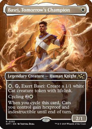 Basri, Tomorrow's Champion (Borderless) Foil (355) - Aetherdrift