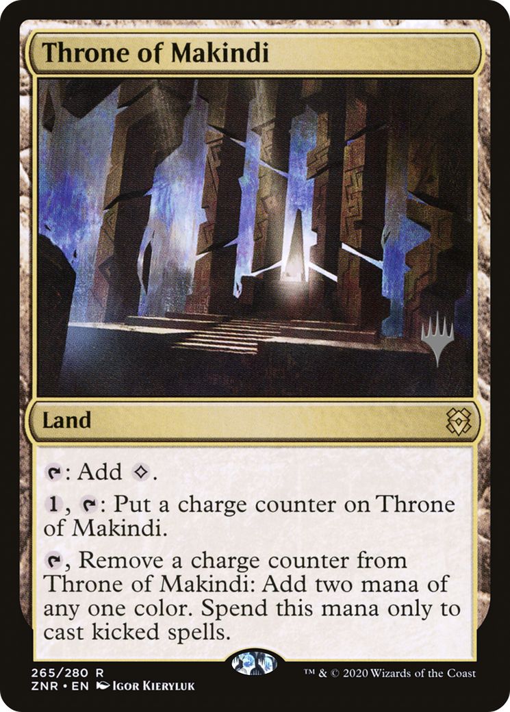 Throne of Makindi (Promo Pack) [Zendikar Rising Promos] | Silver Goblin