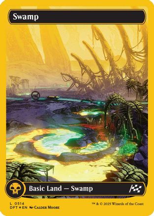 Swamp (0514) (First-Place Foil) (DFT-514) - Aetherdrift Foil | Silver Goblin