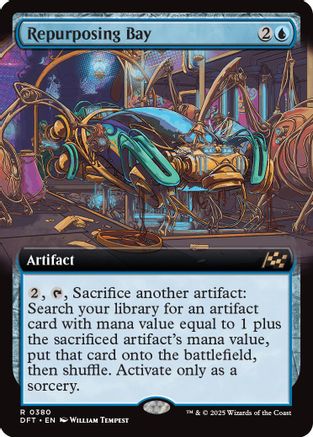 Repurposing Bay (Extended Art) Foil (380) - Aetherdrift