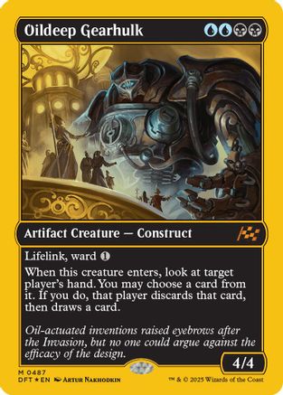 Oildeep Gearhulk (First-Place Foil) (DFT-487) - Aetherdrift | Silver Goblin