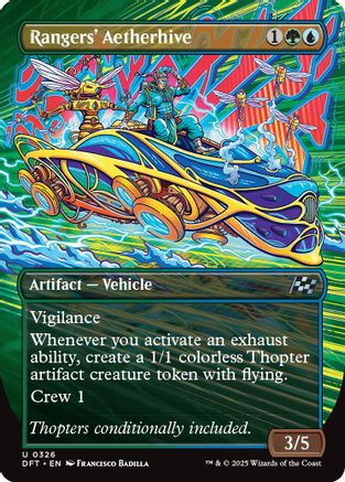 Rangers' Aetherhive (Borderless) Foil (326) - Aetherdrift