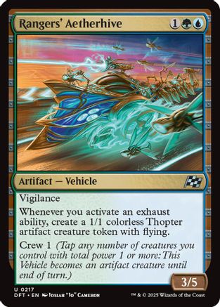 Rangers' Aetherhive Foil (217) - Aetherdrift