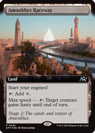 Amonkhet Raceway (Extended Art) Foil (424) - Aetherdrift