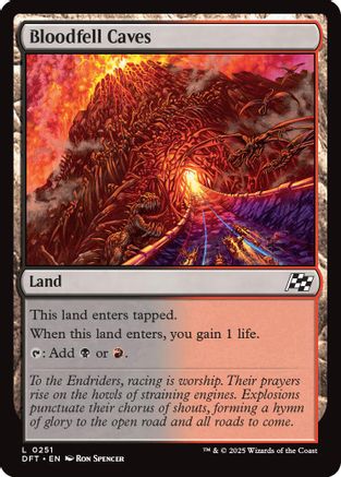 Bloodfell Caves Foil (251) - Aetherdrift