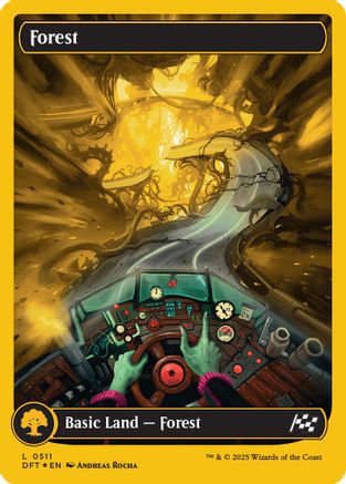 Forest (0511) (First-Place Foil) (DFT-511) - Aetherdrift Foil | Silver Goblin