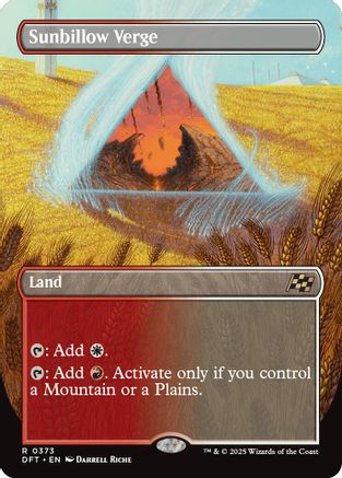 Sunbillow Verge (Borderless) Foil (373) - Aetherdrift