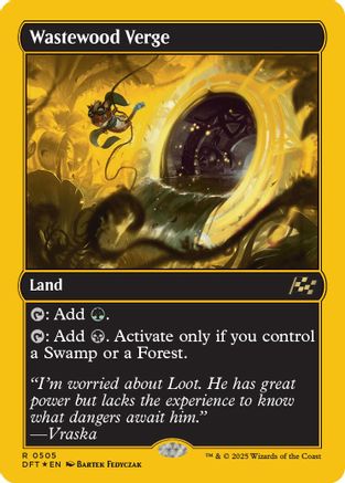 Wastewood Verge (First-Place Foil) Foil (505) - Aetherdrift