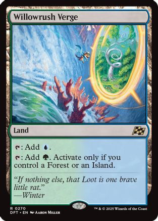 Willowrush Verge Foil (270) - Aetherdrift