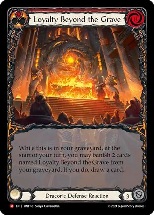 Loyalty Beyond the Grave (Extended Art) (HNT150) Rainbow Foil - The Hunted