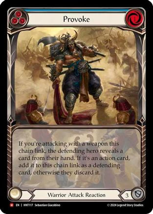 Provoke (Extended Art) (HNT117) Rainbow Foil - The Hunted
