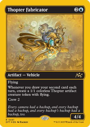 Thopter Fabricator (First-Place Foil) Foil (441) - Aetherdrift