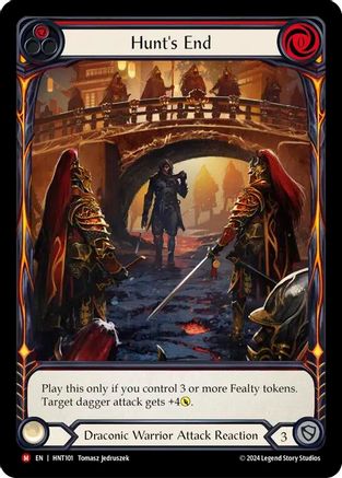 Hunt's End (Extended Art) (HNT101) - The Hunted Rainbow Foil