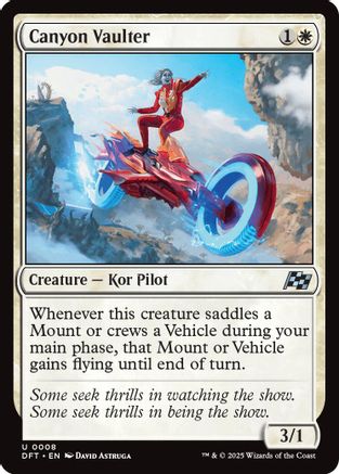 Canyon Vaulter Foil (008) - Aetherdrift | Silver Goblin