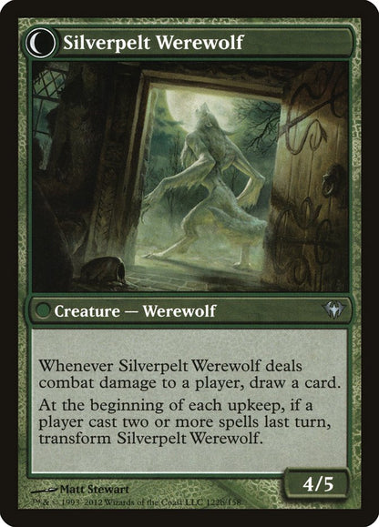 Lambholt Elder // Silverpelt Werewolf [Dark Ascension] Foil