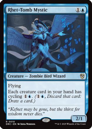 Rhet-Tomb Mystic (010) - Commander: Aetherdrift | Silver Goblin