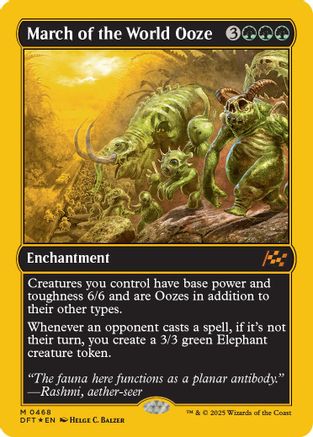 March of the World Ooze (First-Place Foil) Foil (468) - Aetherdrift