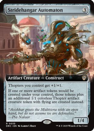 Stridehangar Automaton (Extended Art) (035) - Commander: Aetherdrift