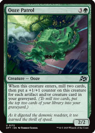 Ooze Patrol Foil (172) - Aetherdrift