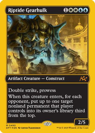 Riptide Gearhulk (First-Place Foil) Foil (490) - Aetherdrift