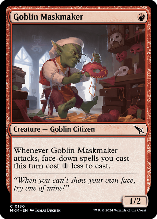Goblin Maskmaker [Murders at Karlov Manor] Foil