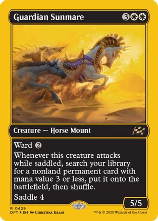 Guardian Sunmare (First-Place Foil) Foil (429) - Aetherdrift