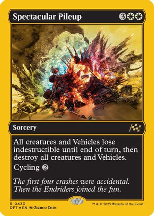 Spectacular Pileup (First-Place Foil) Foil (433) - Aetherdrift