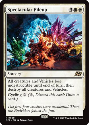 Spectacular Pileup Foil (029) - Aetherdrift