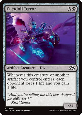 Pactdoll Terror Foil (099) - Aetherdrift | Silver Goblin