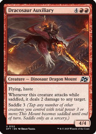 Dracosaur Auxiliary Foil (122) - Aetherdrift