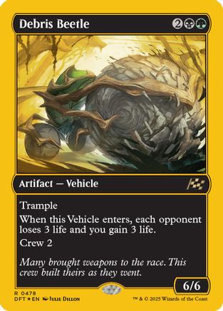 Debris Beetle (First-Place Foil) Foil (478) - Aetherdrift | Silver Goblin