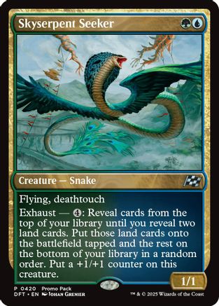 Skyserpent Seeker Foil (420) - Promo Pack: Aetherdrift