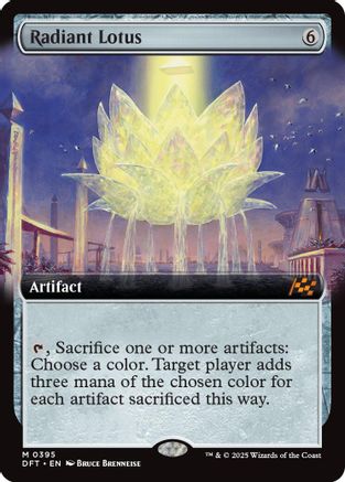 Radiant Lotus (Extended Art) (-395) - Aetherdrift | Silver Goblin