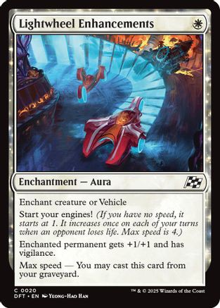 Lightwheel Enhancements Foil (020) - Aetherdrift | Silver Goblin