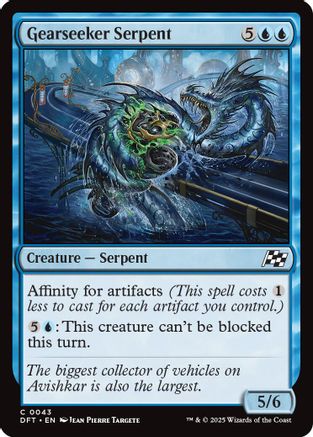 Gearseeker Serpent Foil (043) - Aetherdrift