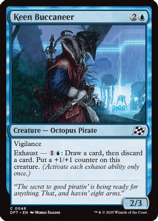 Keen Buccaneer Foil (048) - Aetherdrift