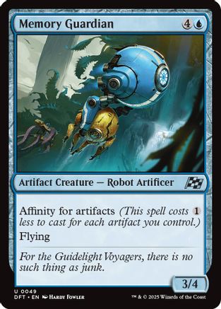 Memory Guardian (DFT049)  Foil - Aetherdrift | Silver Goblin