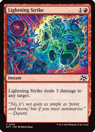 Lightning Strike (136) - Aetherdrift | Silver Goblin