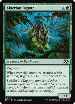 Alacrian Jaguar Foil (152) - Aetherdrift | Silver Goblin