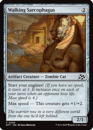 Walking Sarcophagus (DFT246)  Foil - Aetherdrift | Silver Goblin